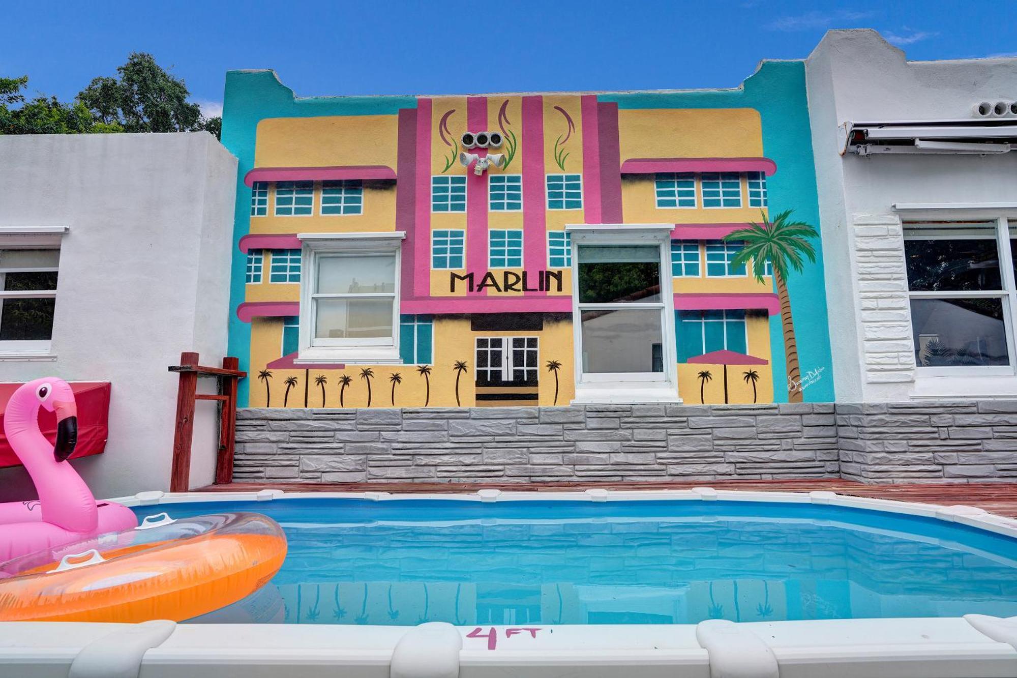 Casa de férias 5 Mins Brickell - Pool & Billiards - Retro *
