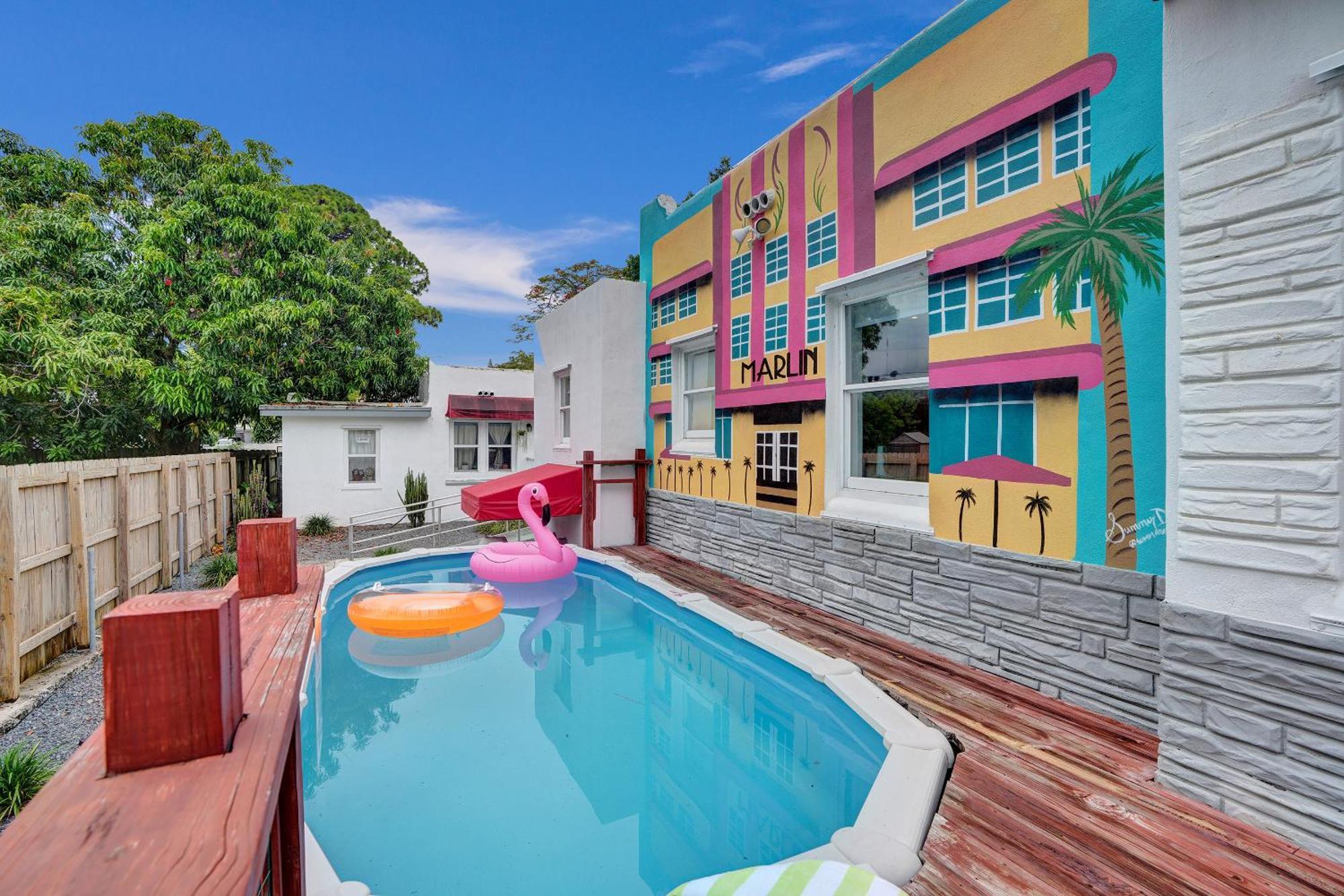 Casa de férias 5 Mins Brickell - Pool & Billiards - Retro *